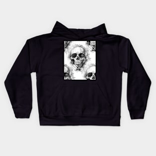 Skull Print No. 2 Kids Hoodie